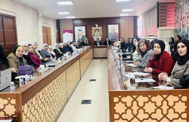 محافظ نابلس يفتتح مشروع"دعم الوصول إلى خدمات صندوق النفقة في المساعدة القانونية" 