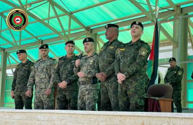 اللواء العبد إبراهيم خليل يتفقد قيادة منطقة أريحا والأغوار ومعسكر النويعمة