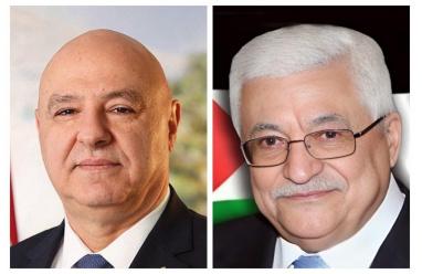 الرئيس عباس يجري اتصالا هاتفيا مع الرئيس اللبناني