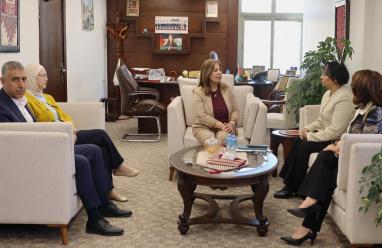 الخليلي وأبو عون تبحثان تطوير منظومة الاستجابة الوطنية للعنف ضد المرأة