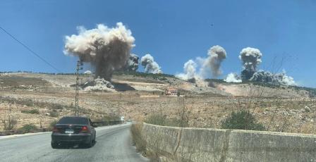 الاحتلال يشن عدة غارات عنيفة على جنوب لبنان