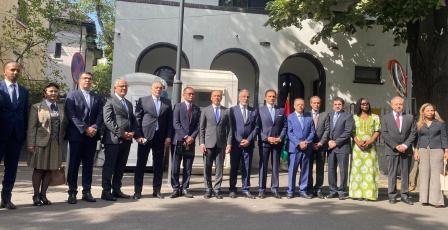 سفارة دولة فلسطين لدى رومانيا تحشد الدعم من أجل مؤتمر نيويورك لحل الدولتين