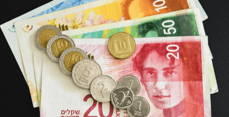 بقاء أسعار العملات مقابل الشيكل في انخفاض