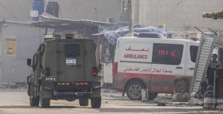 إصابتان برصاص الاحتلال في مخيم الأمعري