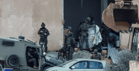 الاحتلال يواصل عدوانه على بلدة قباطية: حصار وتهجير قسري تجريف