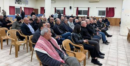 كفر قرع: اجتماع شعبي لبحث الاعتراض على مخطط يهدد نحو 2500 دونم من الأراضي