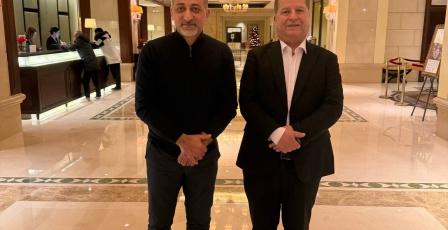 بكين.. السفير عواد يلتقي مندوب فلسطين لدى الجامعة العربية