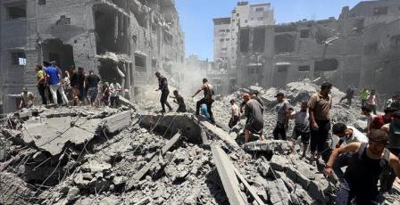 شهيدان في قصف للاحتلال وسط قطاع غزة