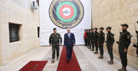 صور| الشيخ يزور القيادة العامة لقوات الأمن الوطني