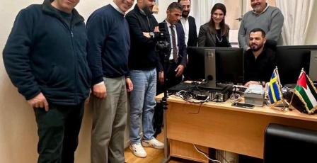 توسيع نطاق الخدمات البيومترية ليشمل سفارة دولة فلسطين لدى السويد