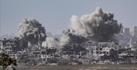 الاحتلال ينسف منازل شرق غزة ويقصف مناطق متفرقة بالقطاع