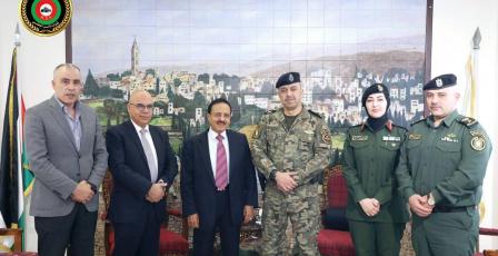 قائد الأمن الوطني يستقبل رئيس مجلس إدارة الجامعة العربية الأمريكية