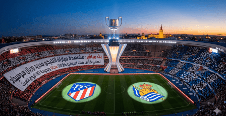 يلا شوت بث مباشر مباراة أتلتيكو مدريد وريال سوسيداد في نهائي كأس ملك إسبانيا 2026