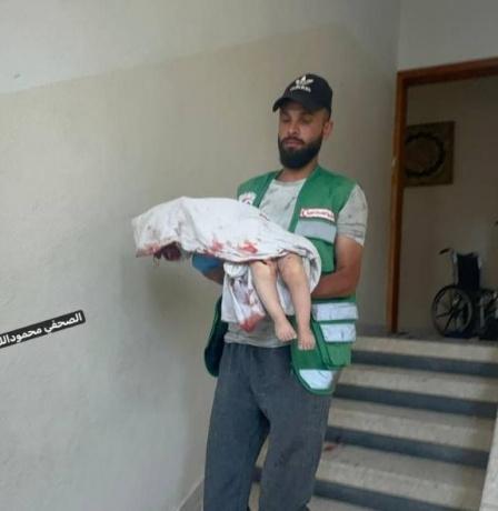 شهداء وجرحى بقصف الاحتلال مستشفى ميداني بمدرسة نازحين 