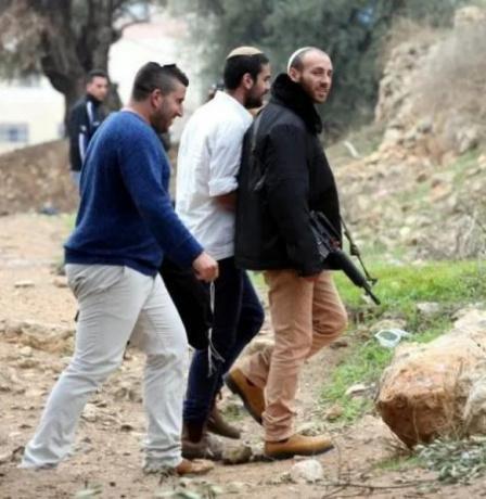 إصابة شاب في هجوم للمستوطنين جنوب نابلس