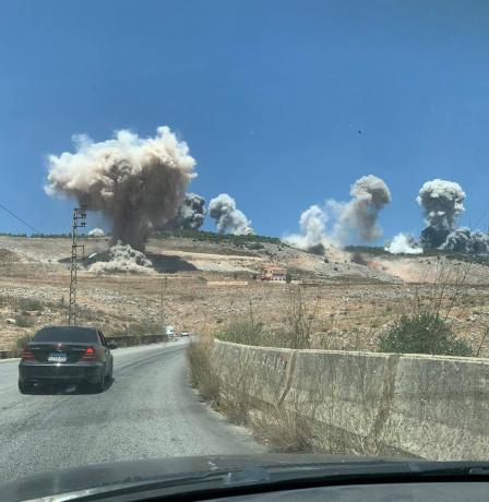 شهداء وجرحى في غارات الاحتلال على شرق وجنوب لبنان