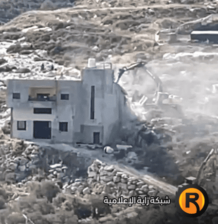 الاحتلال يهدم منشأة تجارية قيد الإنشاء في جناتا شرق بيت لحم