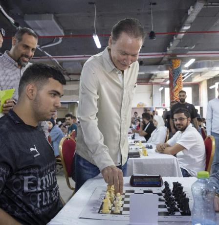 بشار مصري يطلق أكبر بطولة شطرنج في فلسطين منذ سنوات والبطل الدمج يتوج باللقب ويتأهل لبطولة العالم في قطر