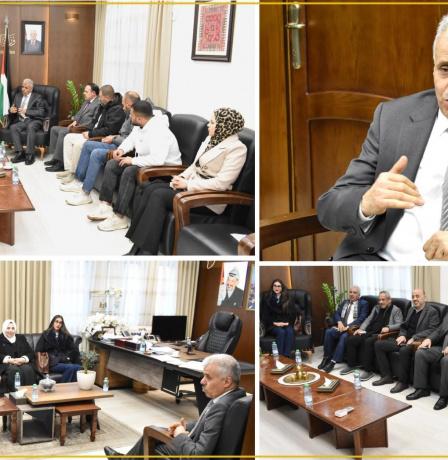 برهم يبحث مع رؤساء جامعات فلسطينية تعزيز التعاون لخدمة التعليم العالي