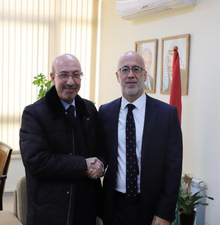 صبح يستقبل السفير البرازيلي لدى دولة فلسطين