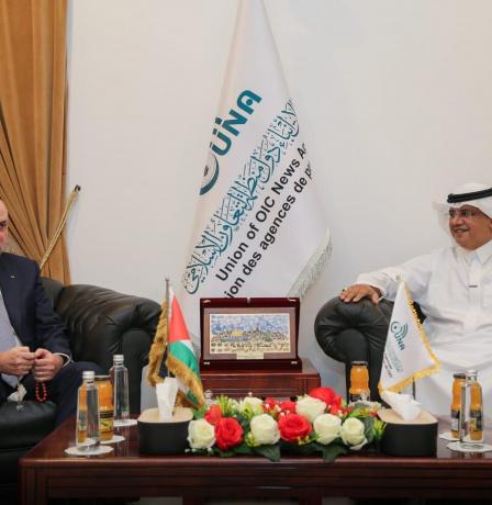 الهباش يزور اتحاد وكالات أنباء دول التعاون الإسلامي (يونا)