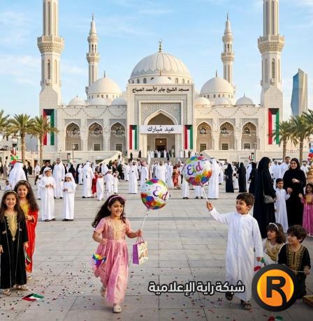 وقت صلاة عيد الفطر 1447 هـ - 2026 م في مساجد الكويت وأماكن الصلاة الرسمية