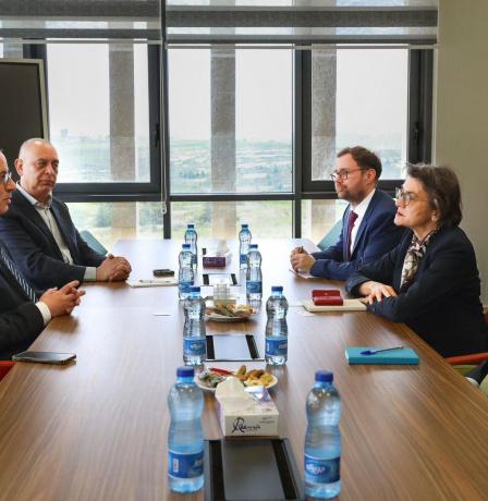 لجنة الانتخابات تستقبل رئيسة مكتب التمثيل الألماني في رام الله