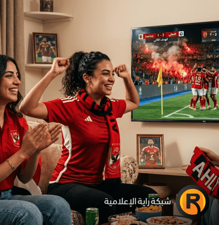 تردد قناة الأهلي 2026 الجديد بث مباشر مشاهدة ملخص نتيجة مباراة الأهلي وبيراميدز الآن