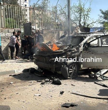 4 شهداء بقصف طائرات الاحتلال مركبة غربي مدينة غزة