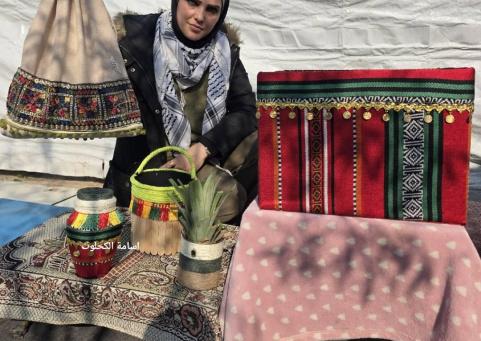 خاص| من تحت الركام: تغريد وإبداعها يعيدان الروح لغزة