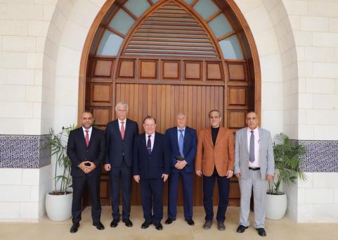 رئيس المكتبة الوطنية يستقبل رئيس التجمع الدولي للكتاب