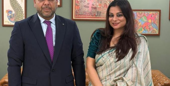 السوداني يلتقي سفيرة الهند لبحث العلاقات الثقافية المشتركة