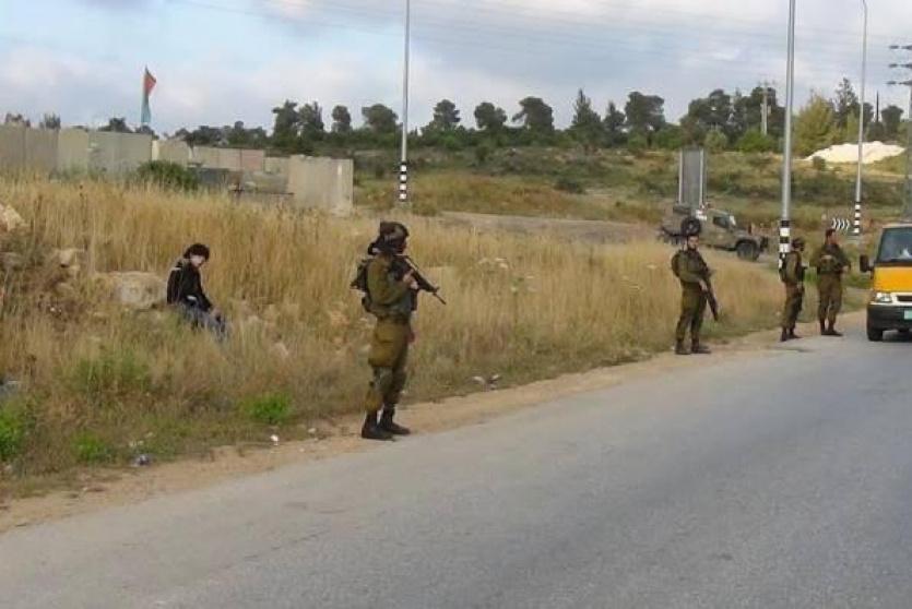 مدخل قرية النبي صالح