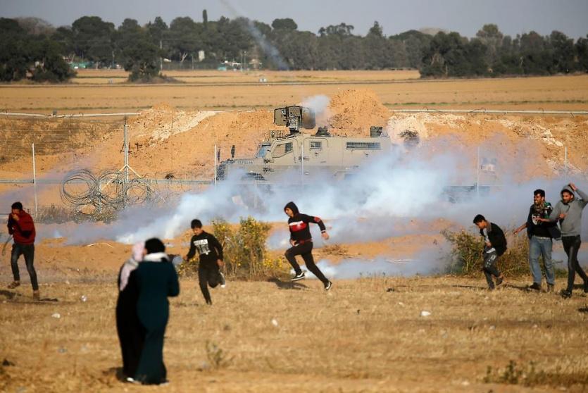 مواجهات على حدود غزة - ارشيف 