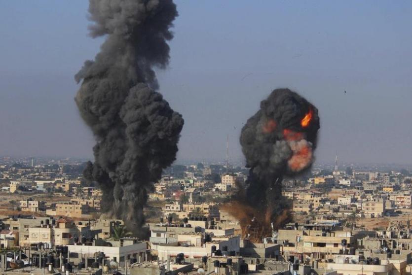قصف اسرائيلي على فطاع غزة