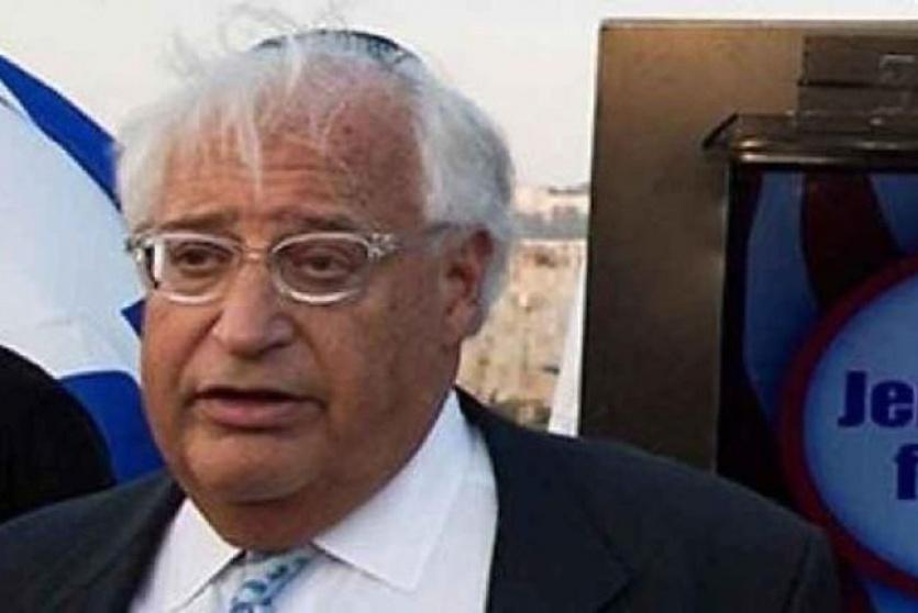 السفير الأمريكي لدى دولة الاحتلال ديفيد فريدمان