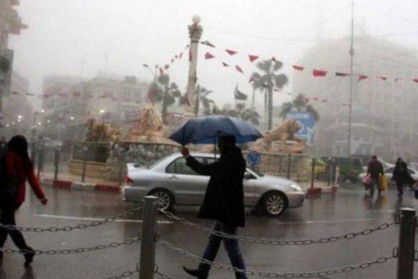 امطار في رام الله