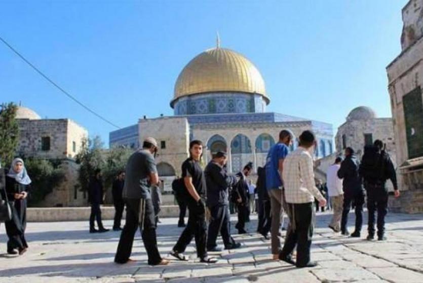 اقتحام مستوطنين للمسجد الاقصى- ارشيف 