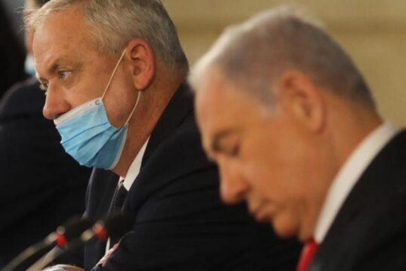 غانتس ونتنياهو 