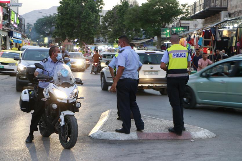 عناصر من الشرطة في اريحا 