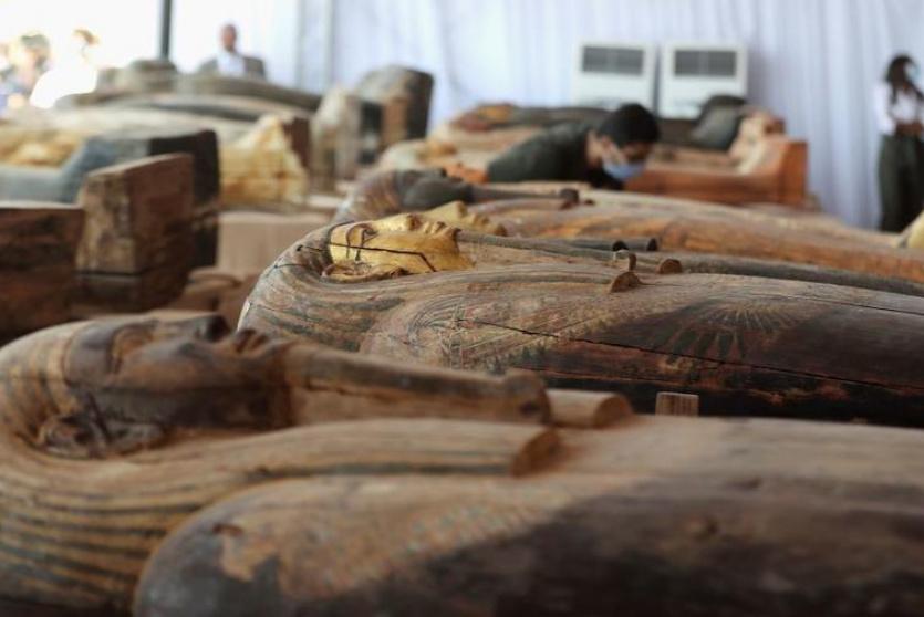 التوابيت المكتشفة