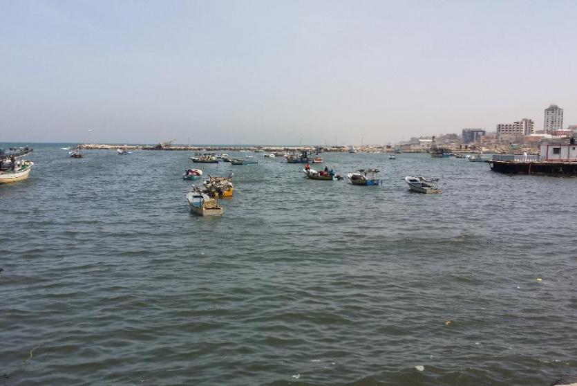 مراكب الصيادين في غزة 