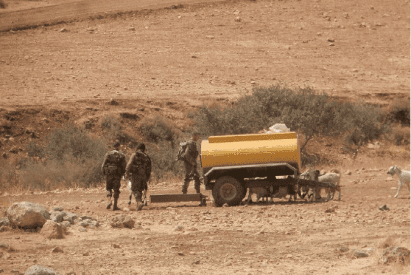 صهريج مياه في الأغوار 