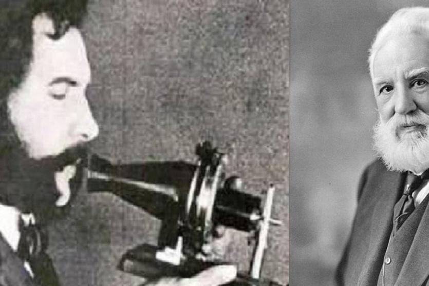 شاهد كيف قام مخترع التلفون بأول اتصال في التاريخ