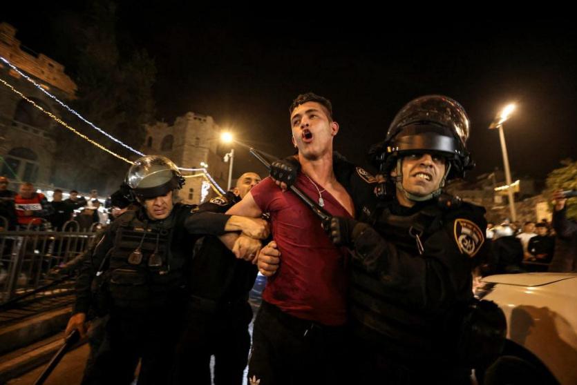 اعتداءات الاحتلال على المواطنين بالقدس أمس