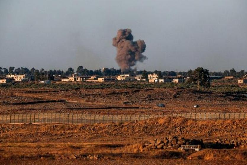 من قصف إسرائيلي سابق في القنيطرة (Getty Images)