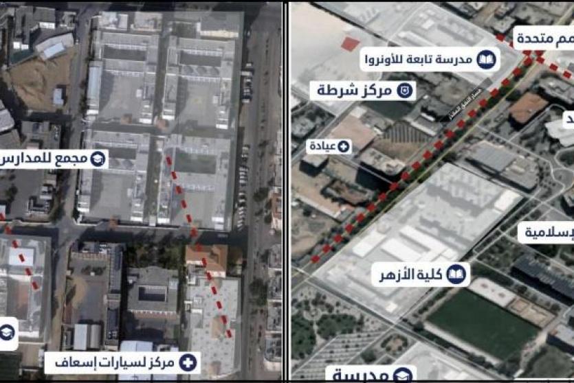 صور لمواقع في غزة نشرها الاحتلال الاسرائيلي