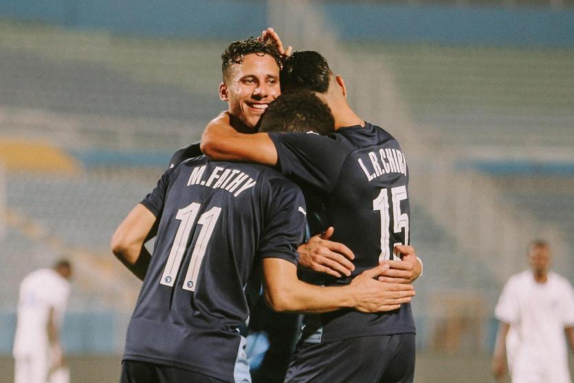 من مباراة بيراميدز ضد هلال الساحل