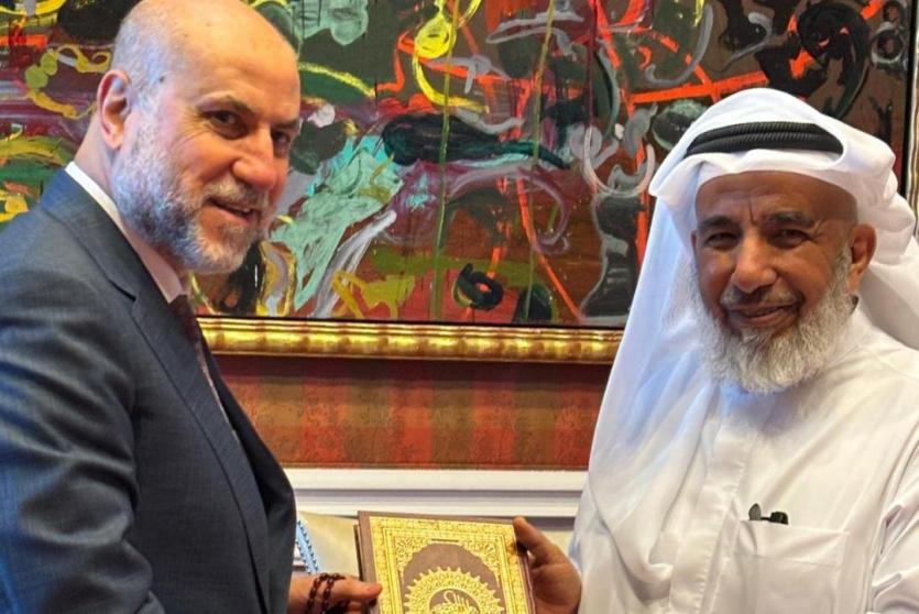 الهباش يطلع وزير الأوقاف القطري على الأوضاع في فلسطين