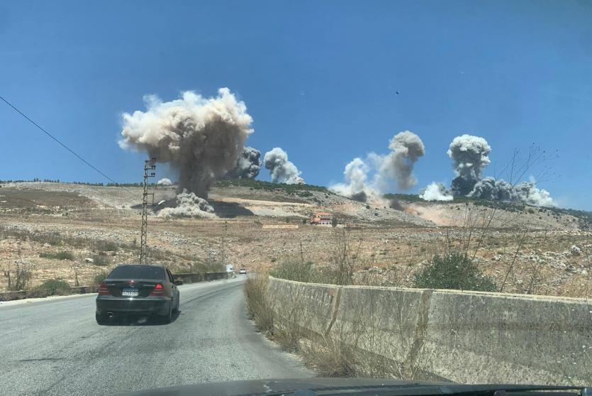 غارات شنها الاحتلال على جنوب لبنان اليوم